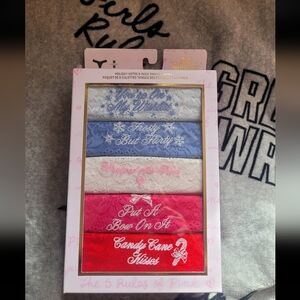 Pink LOVE SHACK FANCY 5 PANTY PACK!